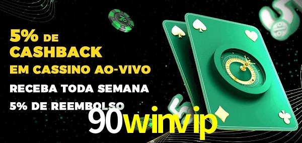 Promoções do cassino ao Vivo 90winvip